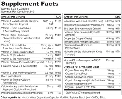 NATURELO Multivitamínicos para hombres - Un multivitamínico diario...
