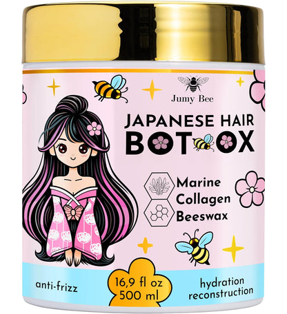 Jumybee MASCARILLA PARA EL TRATAMIENTO DEL CABELLO DAÑADO Japonés B...