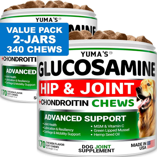 YUMA'S (2 unidades) Glucosamina para perros - Suplemento de cad...