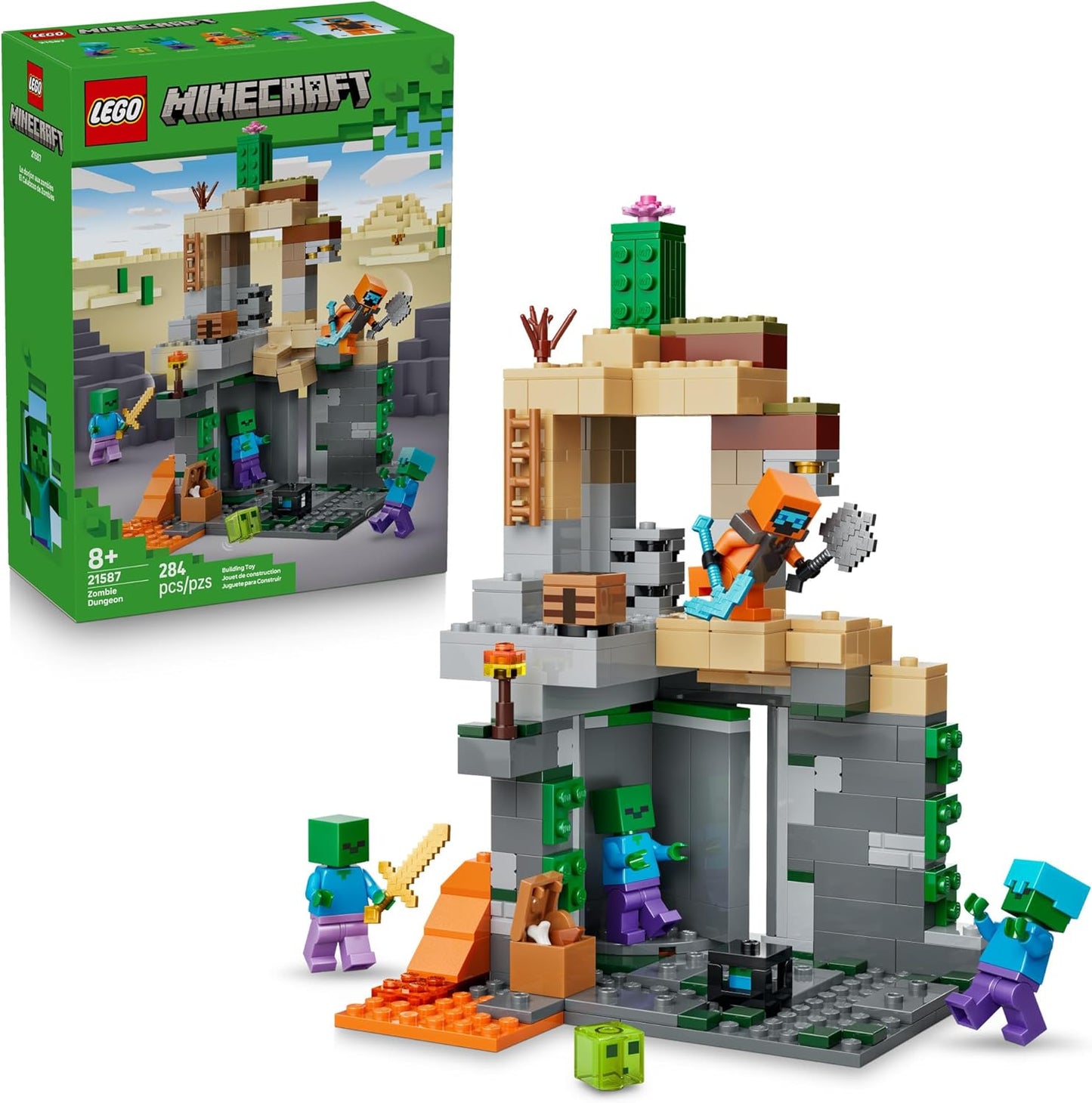 LEGO Minecraft Zombie Dungeon - Juguete de construcción y
