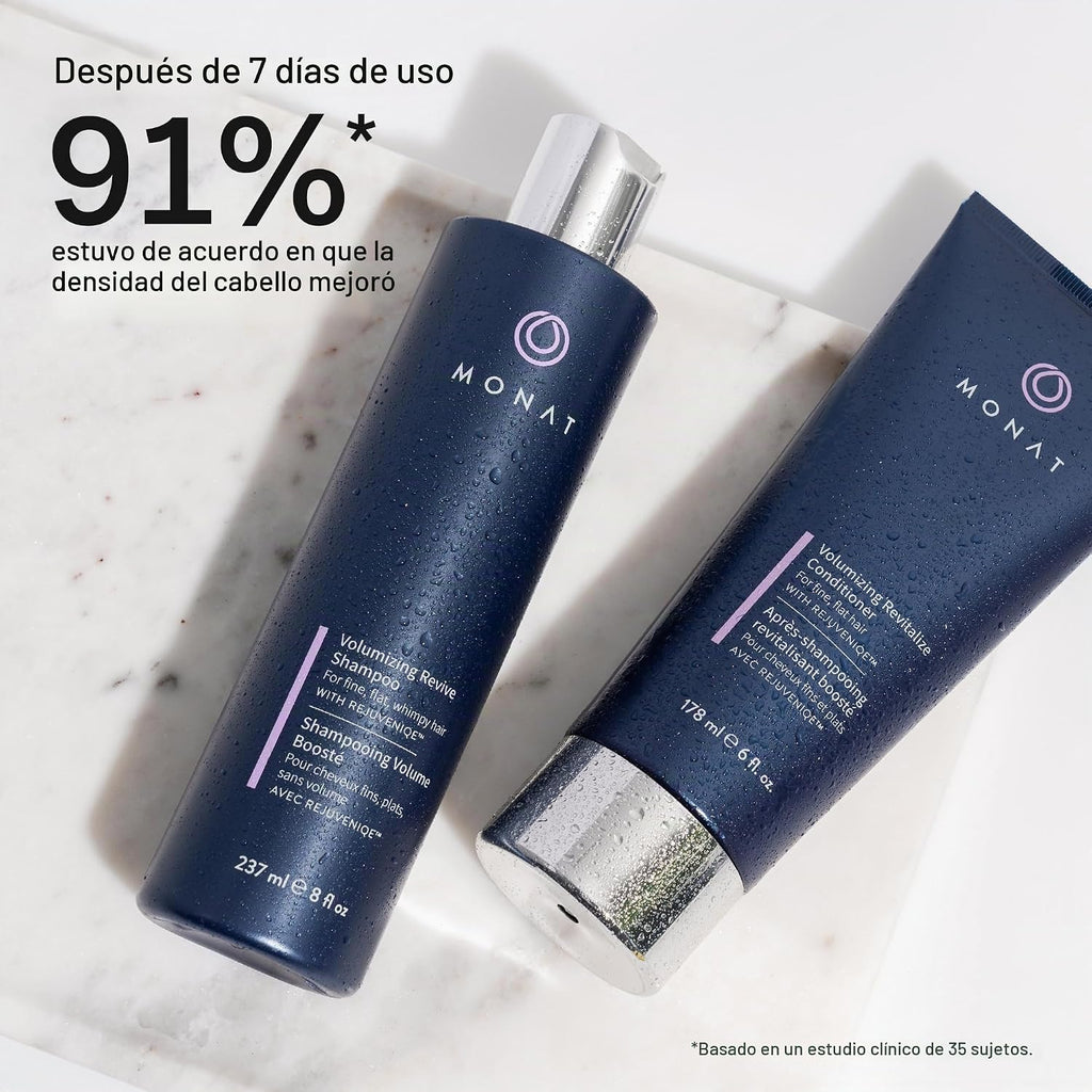 MONAT Set de Champú y Acondicionador Volumizante Infundido con REJU...
