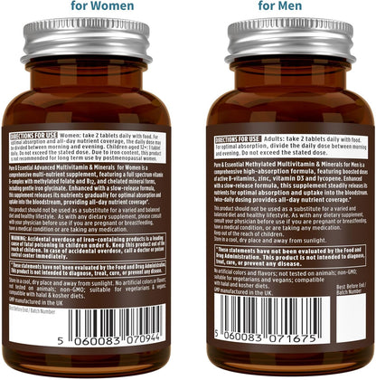 Igennus Multivitamínico metilado para hombres y mujeres, paquete de...
