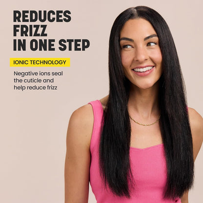 Drybar The Brush Crush - Cepillo alisador térmico para alisar el cabello, alisador de pelo para un cabello suave y sin encrespamiento, soplado con calidad de salón