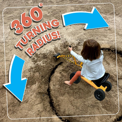 Stargo Excavadora de Juguete para Niños Cavadora de Arena con Rueda...