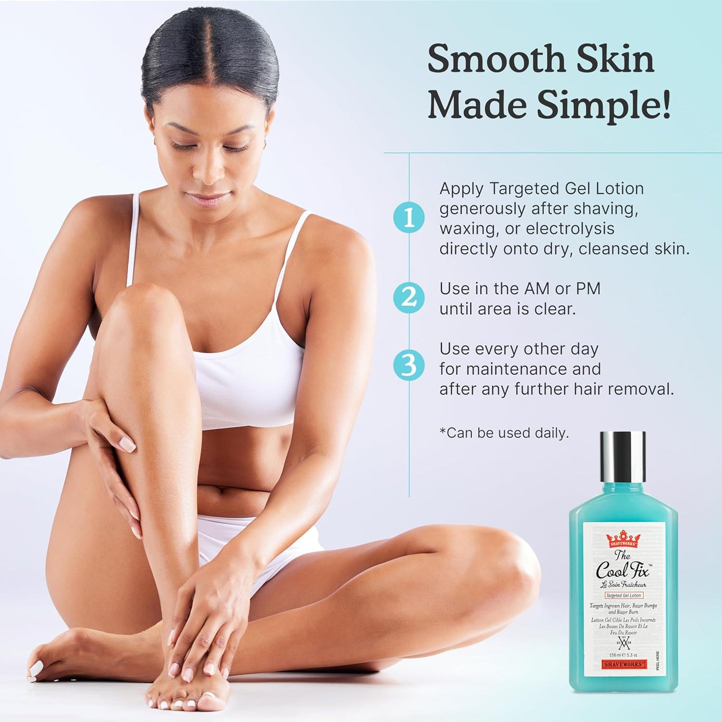 Shaveworks Get Smooth Duo - Solución de depilación y afeitado para...