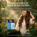 PURA D'OR Juego de champú y acondicionador de biotina para tera...