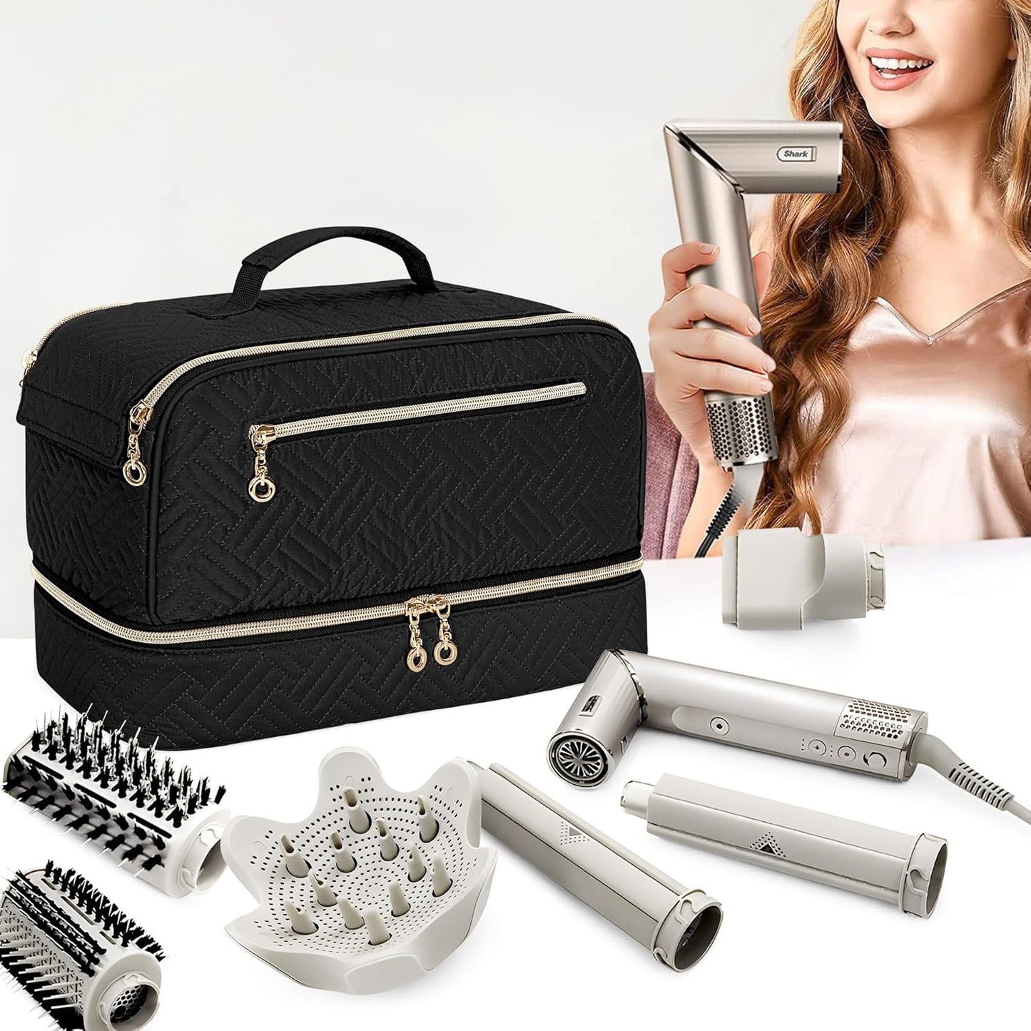 Teamoy Estuche de transporte de viaje compatible con Shark Flexstyl...