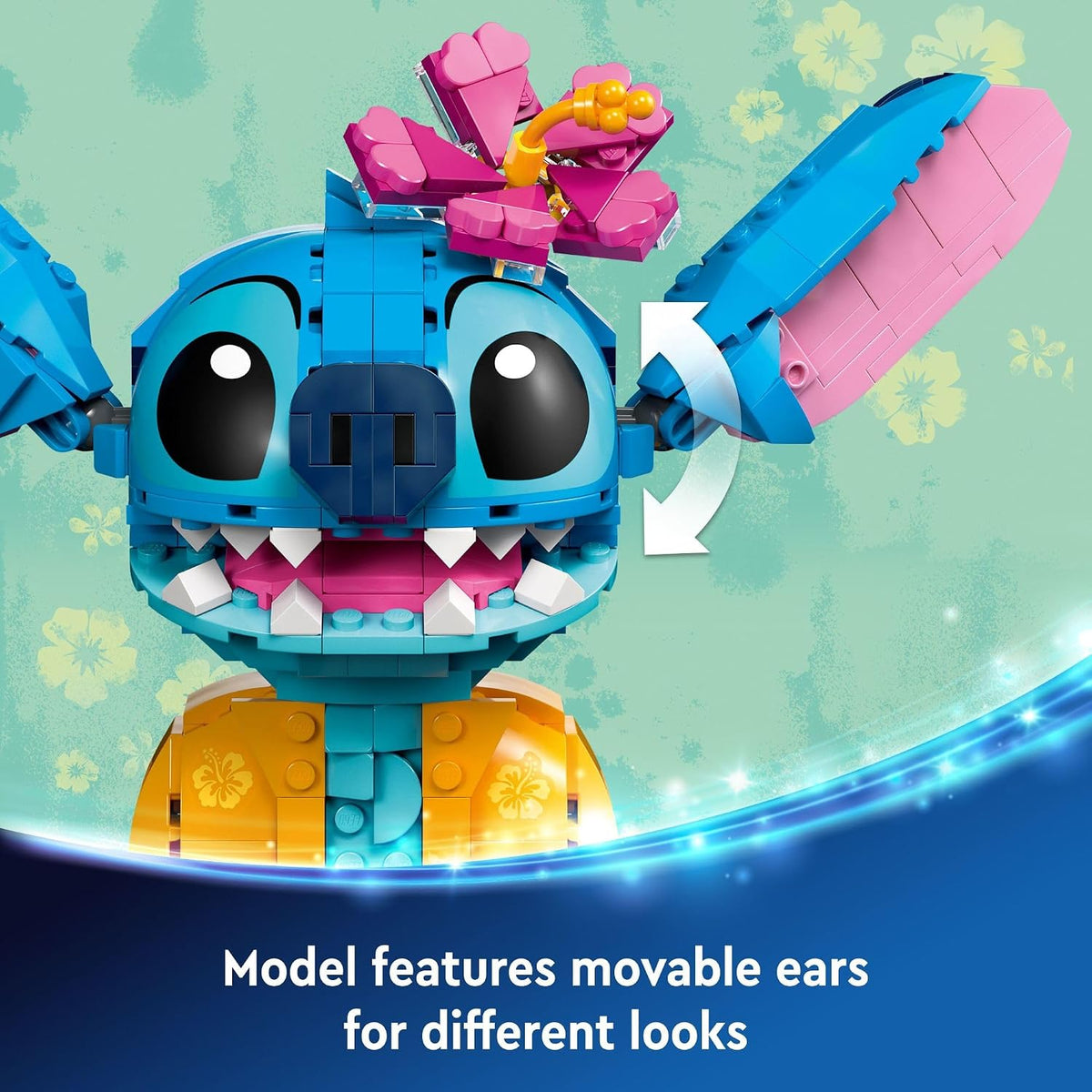 Kit de Construcción de Juguete LEGO Disney Stitch, Juguete Disney p...