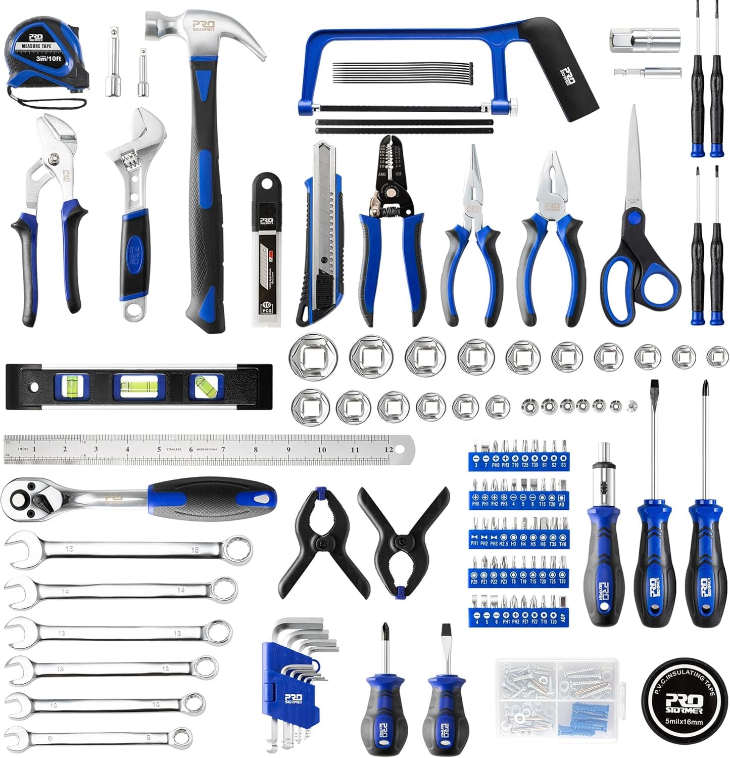 Prostormer Kit de herramientas para el hogar, juego de 259 piezas c...