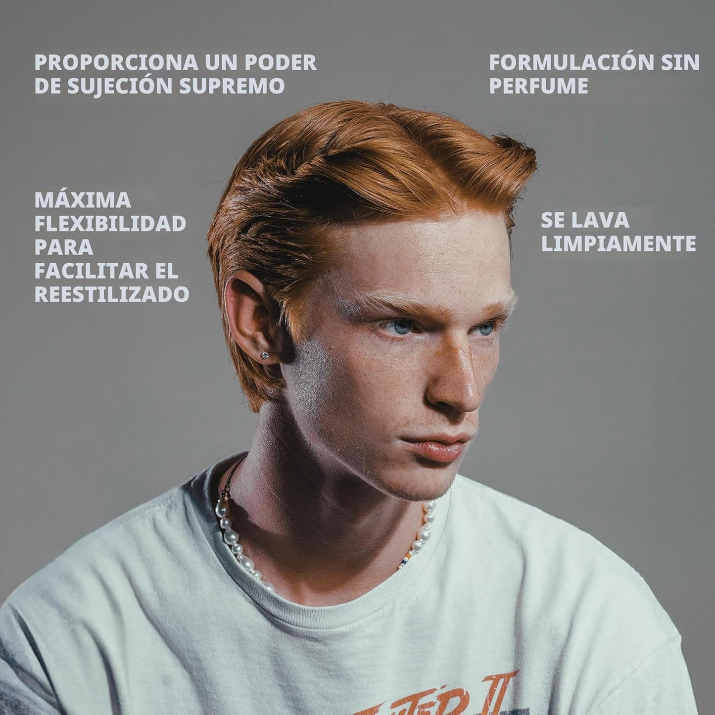 Hanz de Fuko Claymation – Arcilla premium para el peinado masculino con súper alta fijación, acabado mate – Híbrido de arcilla y cera, producto de textura ideal para tipos de cabello liso, ondulado y