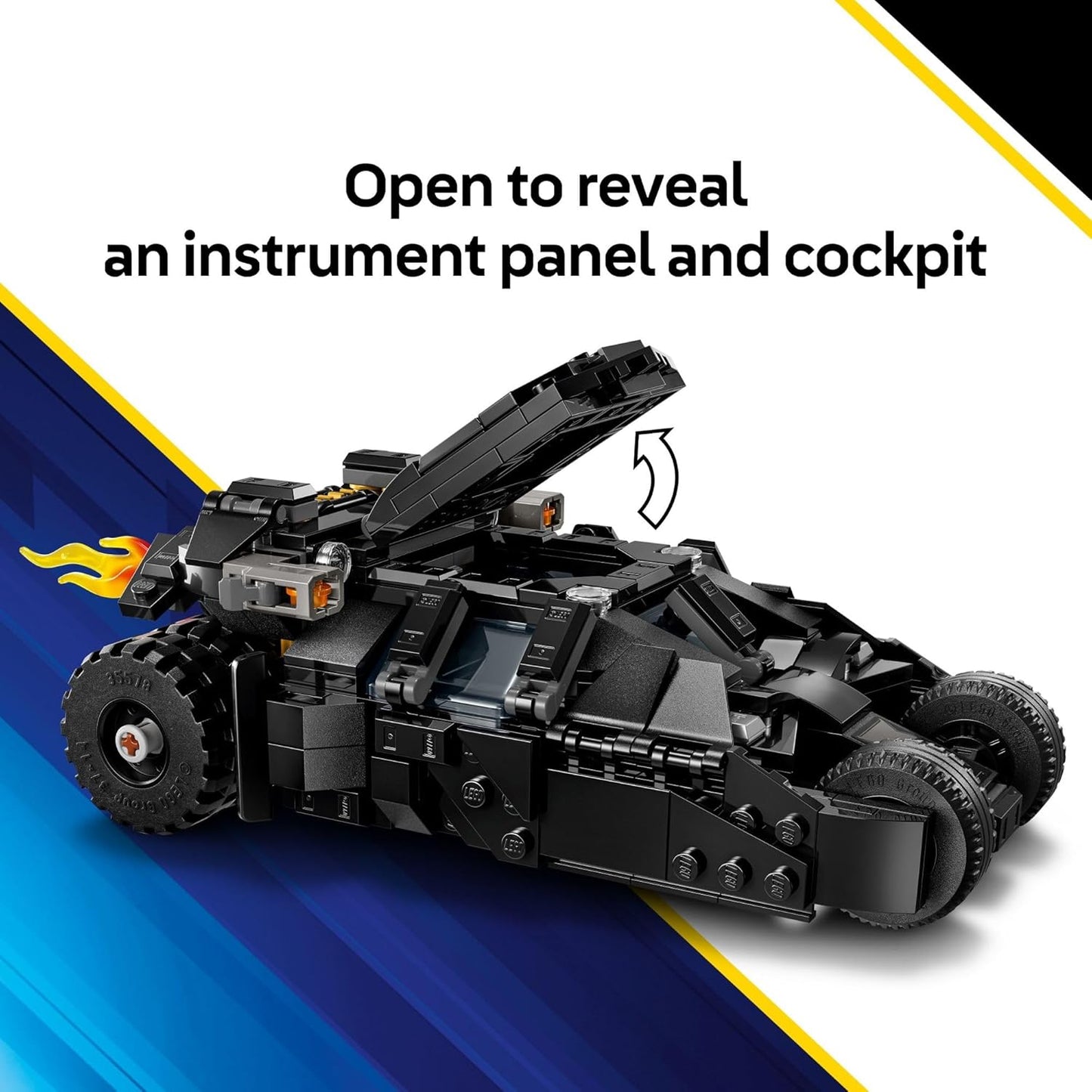 LEGO DC Batman Tumbler vs. Dos Caras y El Guasón Set de Construcción de Juguetes - Vehículo de Superhéroe Batmóvil de El Caballero de la Noche para Niños, Niños y Niñas, Edades 8+ - Idea de Regalo