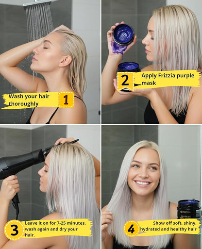 Frizzia Mascarilla capilar ULTRA Colágeno, FÁCIL de usar. Con aceit...