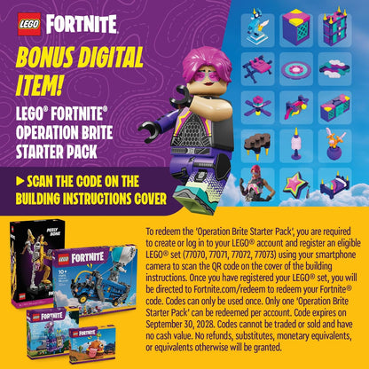 LEGO Fortnite Supply Llama Set de Construcción - Juguete para Niños...