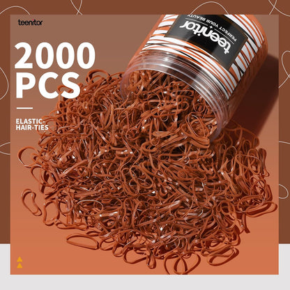Teenitor Bandas elásticas para el cabello, cintas pequeñas para el...