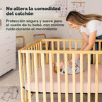 Paquete de 2 fundas protectoras de colchón impermeables para cuna,...