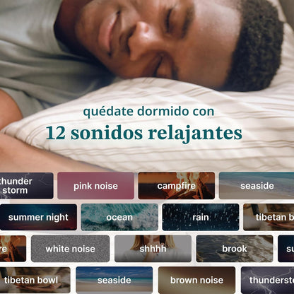 Homedics Sleep Better - Máquina de sonido portátil, luz nocturna, 1...