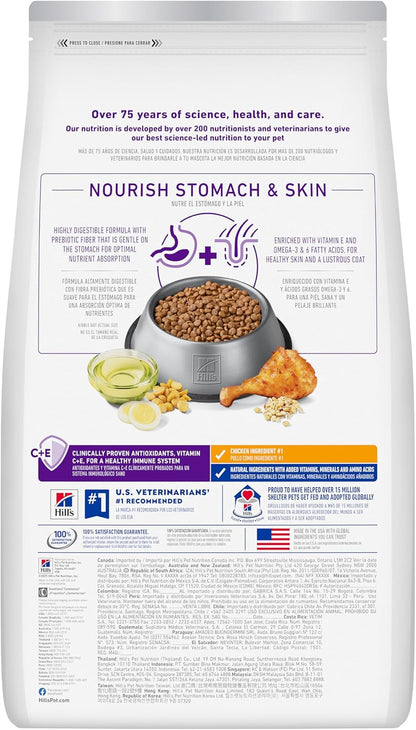 Hill's Science Diet Alimento seco para perros adultos con estóm...