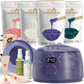 Lifestance Kit de depilación para mujeres y hombres - Calentador di...