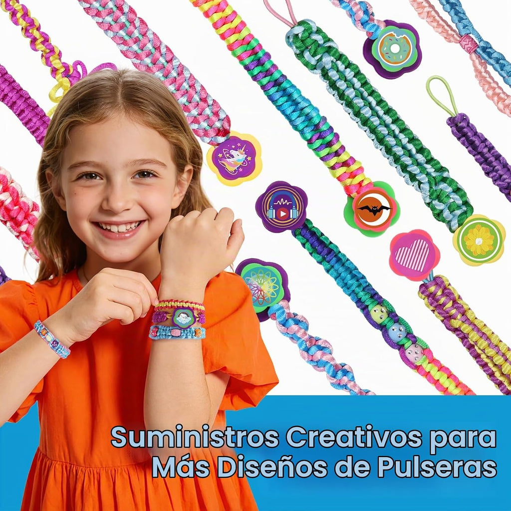 DDAI Kit de fabricación de pulseras de amistad para niñas - Juguete...