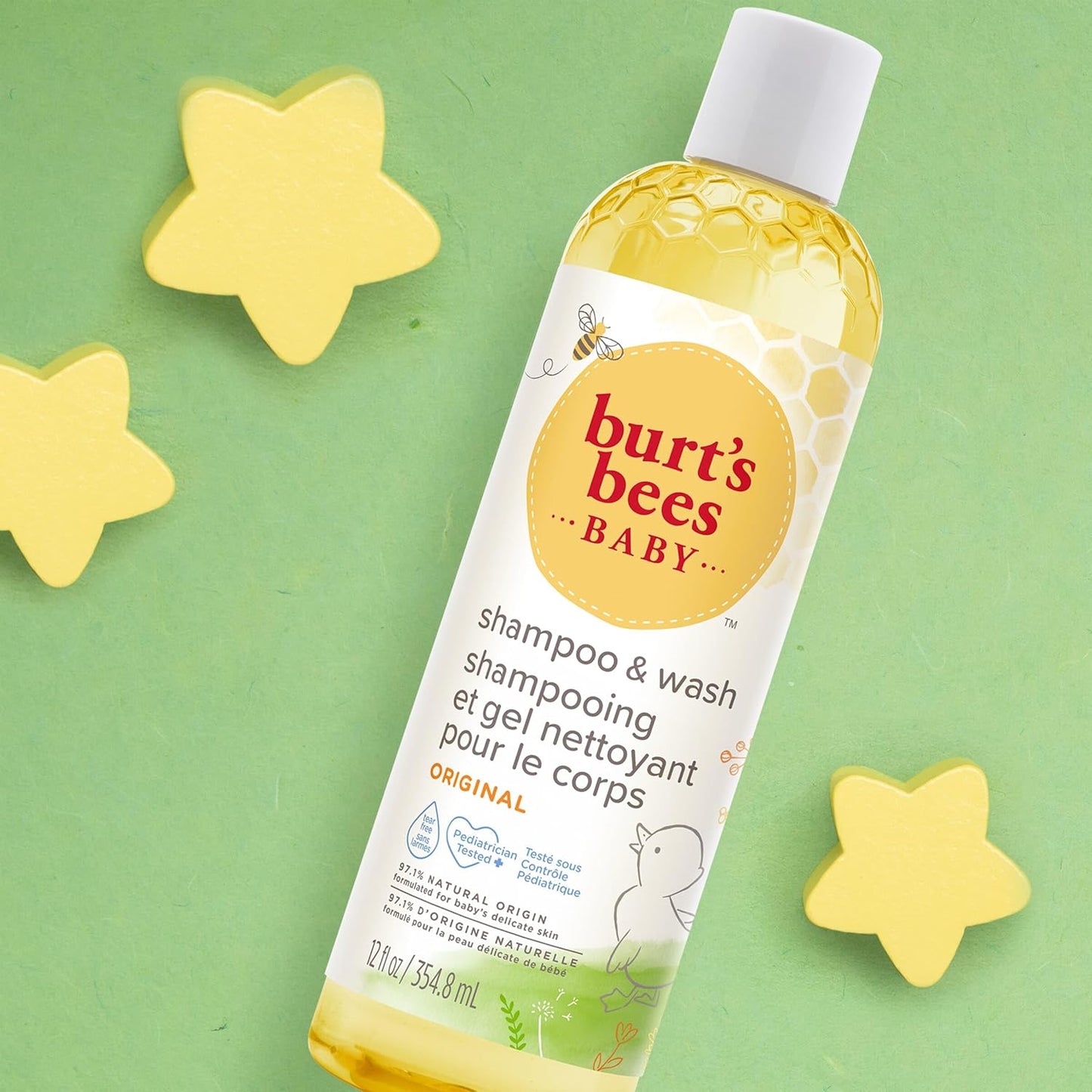 Champú de Burt's Bees botellas de 12 onzas, paquete de 3, paque...