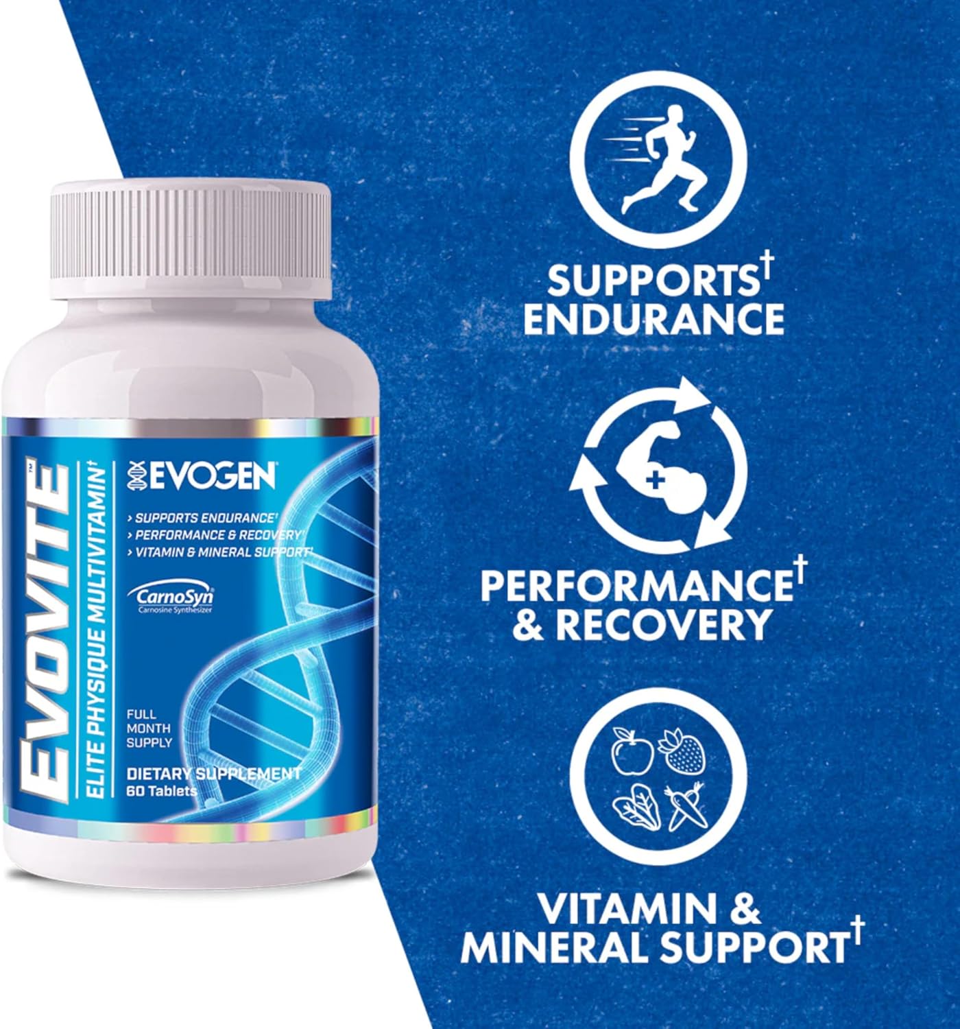 Evogen Evovite | Multivitamínico deportivo de élite estimulante inm...