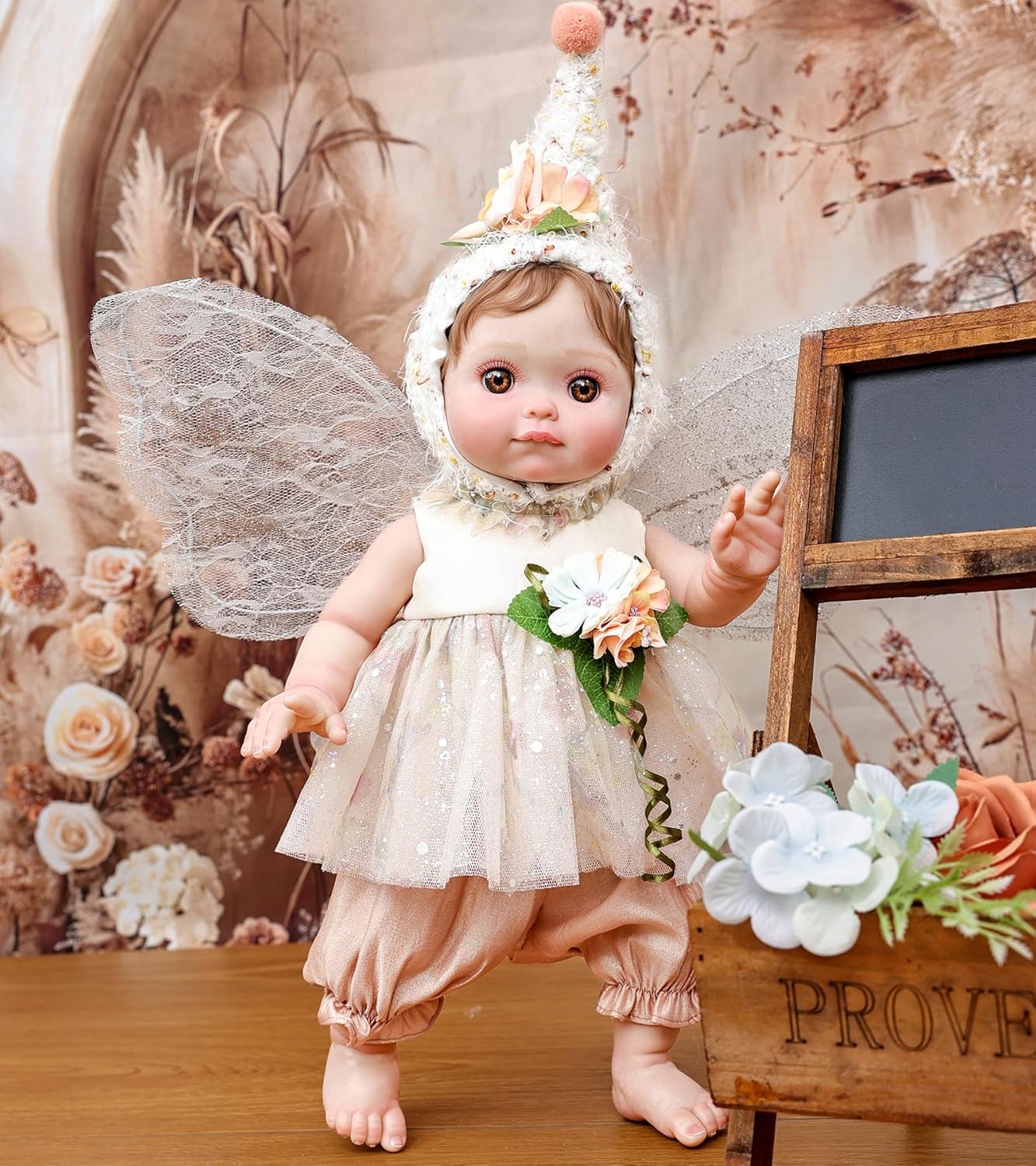 Cloveray Muñeca de bebé, muñecas de bebé Reborn de 18 pulgadas \u20...