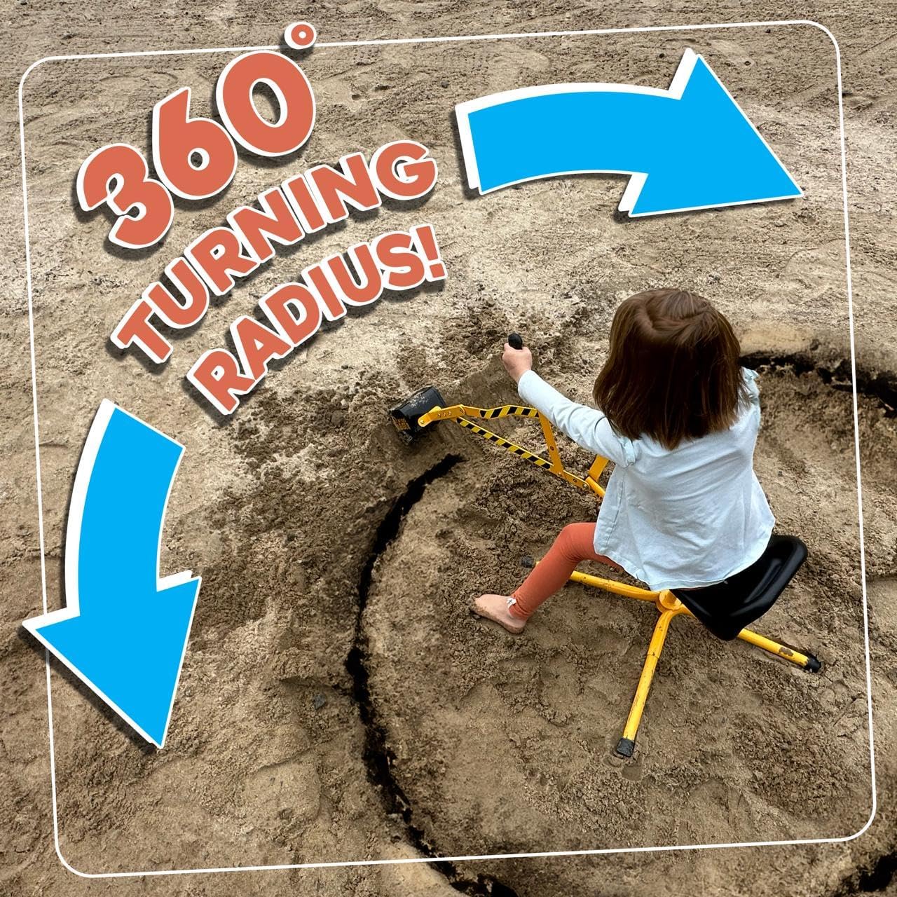Stargo Excavadora de Arena para Niños Juguete de Montar, Juguetes d...