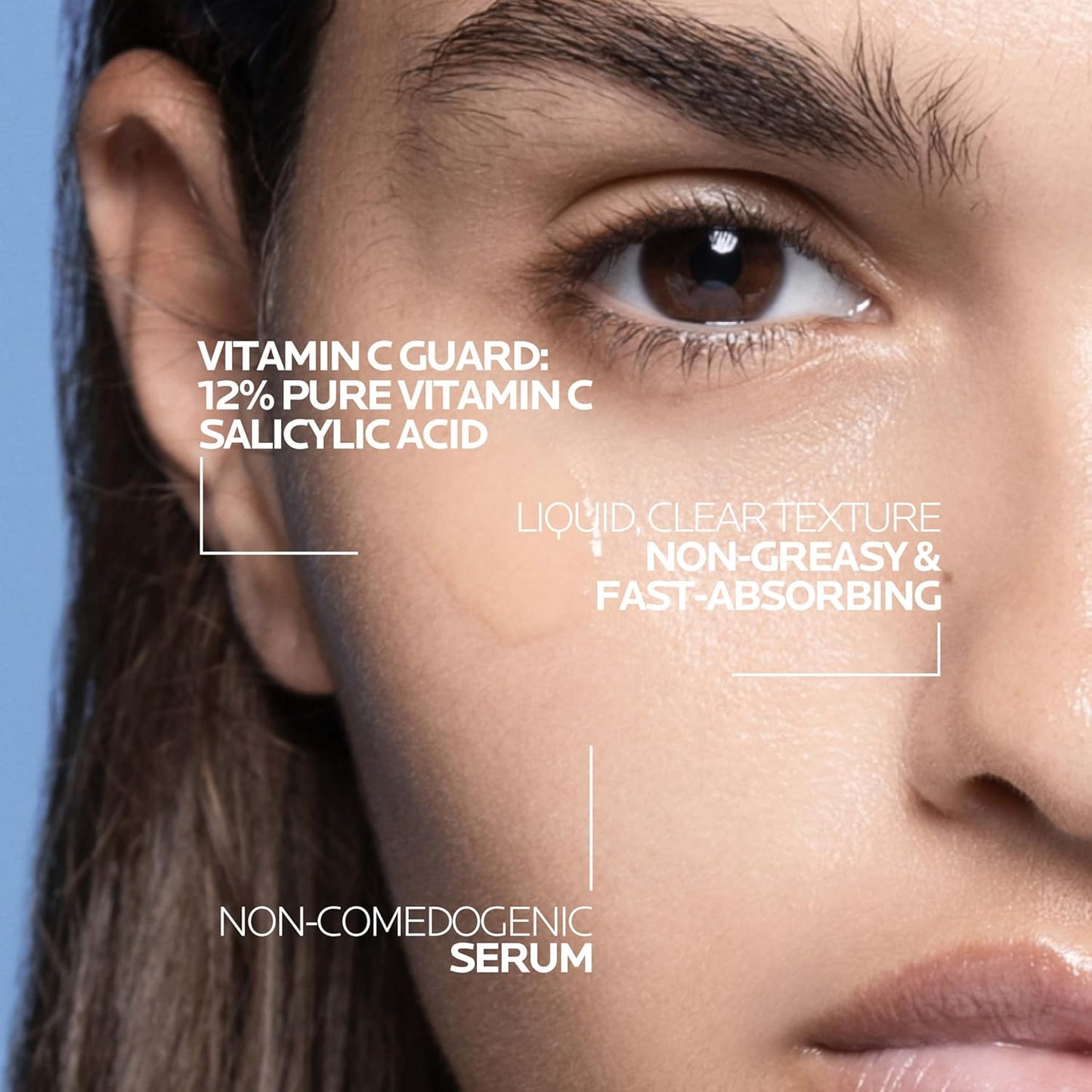 La Roche-Posay Suero puro de Vitamina C al 12% para cara con ácido...