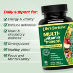 Life's Fortune Suplemento multivitamínico y mineral integral pa...