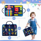 Gojmzo Busy Board Juguetes Montessori para Niños Pequeños y Niñas R...