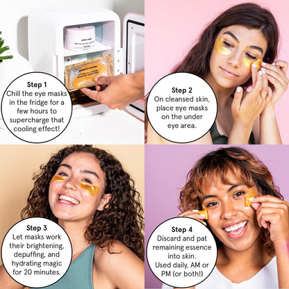 grace &amp; stella - Mascarilla para debajo de los ojos galardonada...
