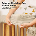 Paquete de 2 fundas protectoras de colchón impermeables para cuna,...