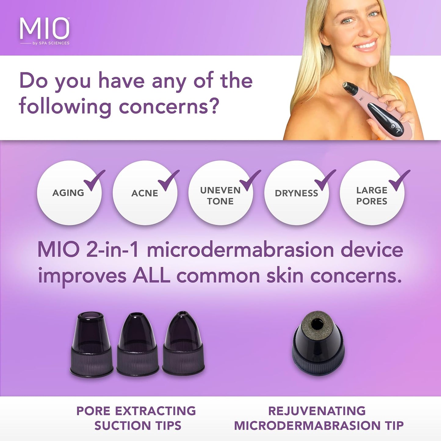 Spa Sciences - MIO - Eliminador de puntos negros de microdermoabras...