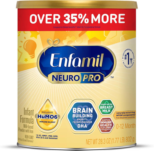 Enfamil NeuroPro Fórmula para Bebés, Dúo de DHA y MFGM para Apoyar...