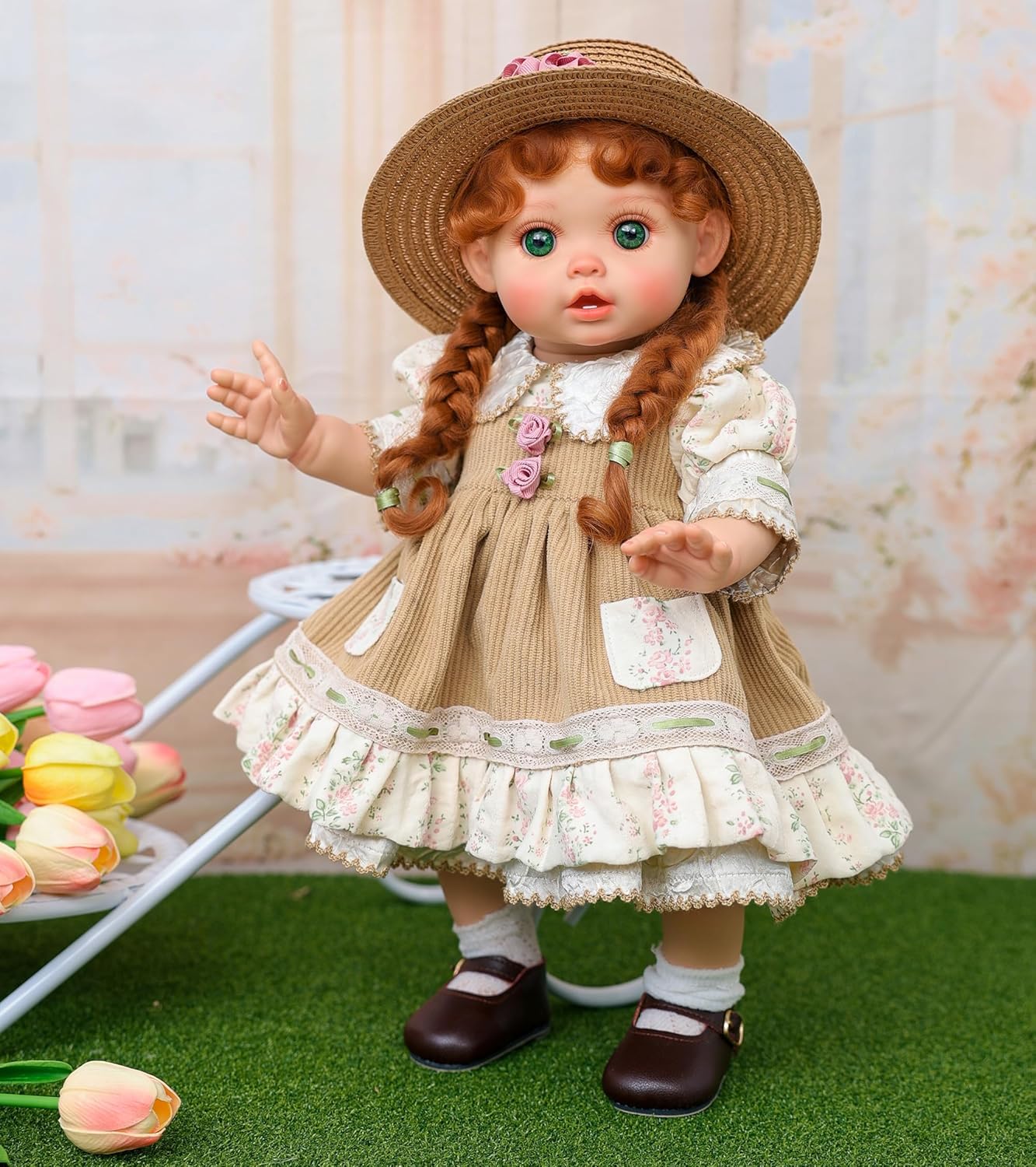 Cloveray Muñecas Reborn Baby \u2013 Muñeca realista Reborn de 18 pu...