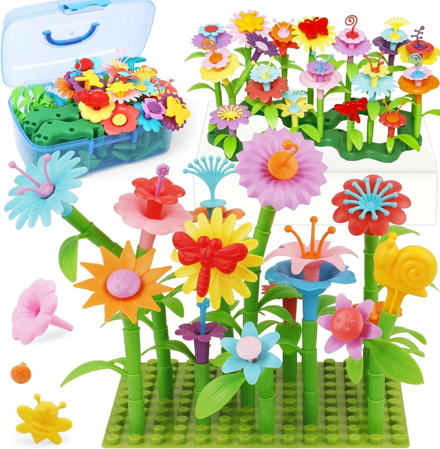 IQKidz Juguetes para niñas de 2 a 4 años de edad, construcción de j...