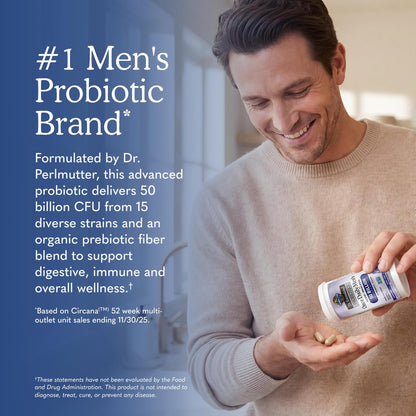 Garden of Life Probióticos para Hombres, formulado por médicos, 50...