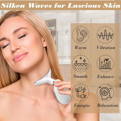 Masajeador facial para mujeres y hombres, rodillo facial para apret...