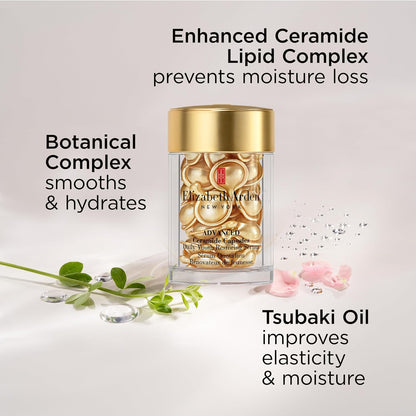 Elizabeth Arden Cápsulas de Suero Facial con Ceramida Avanzada, Reg...