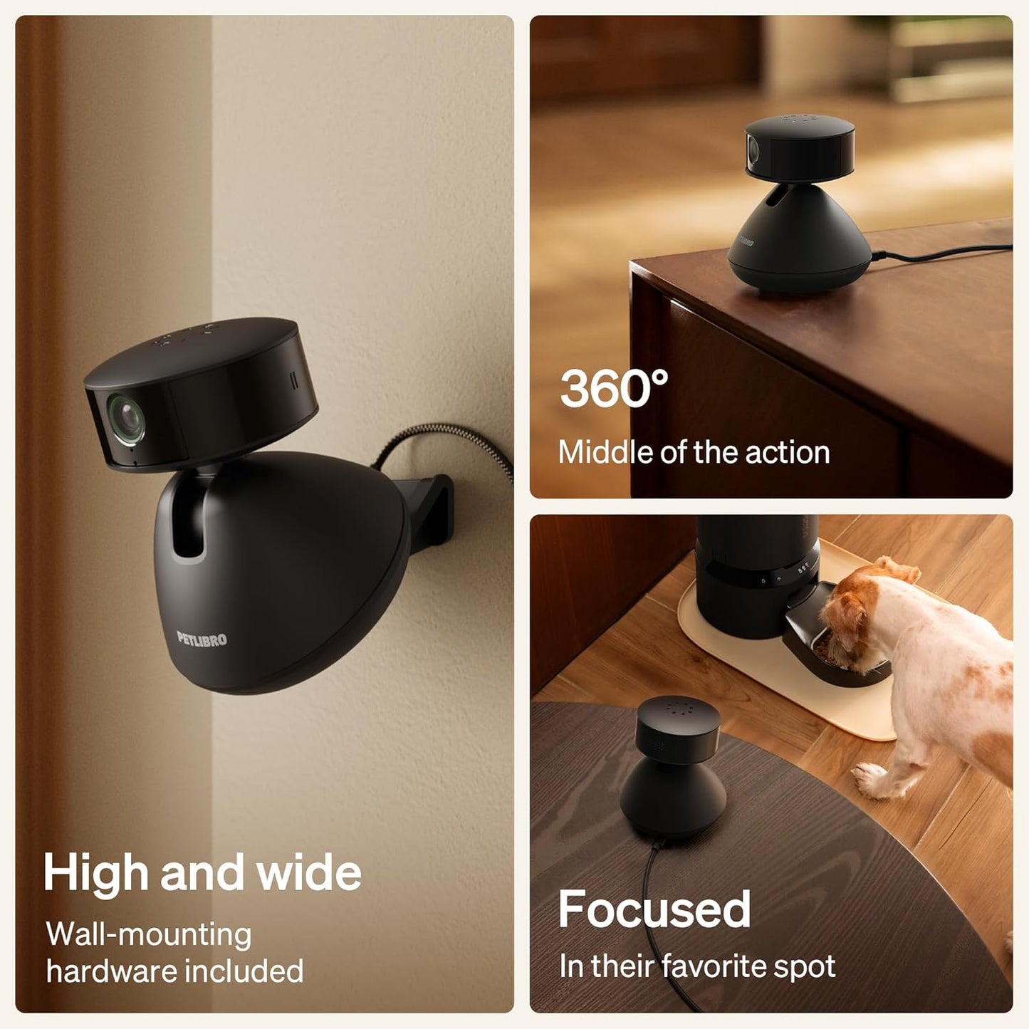 PETLIBRO - Cámara para mascotas AI para interiores con aplicación d...