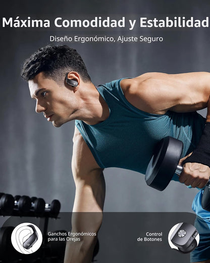 bmanl Auriculares Inalámbricos Bluetooth Auriculares con Ganchos So...