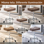 Taburete para estilista con ruedas, taburete ergonómico con asiento...