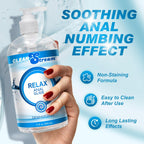 Cleanstream Relax - Lubricante a base de agua, sin perfume, sin fra...