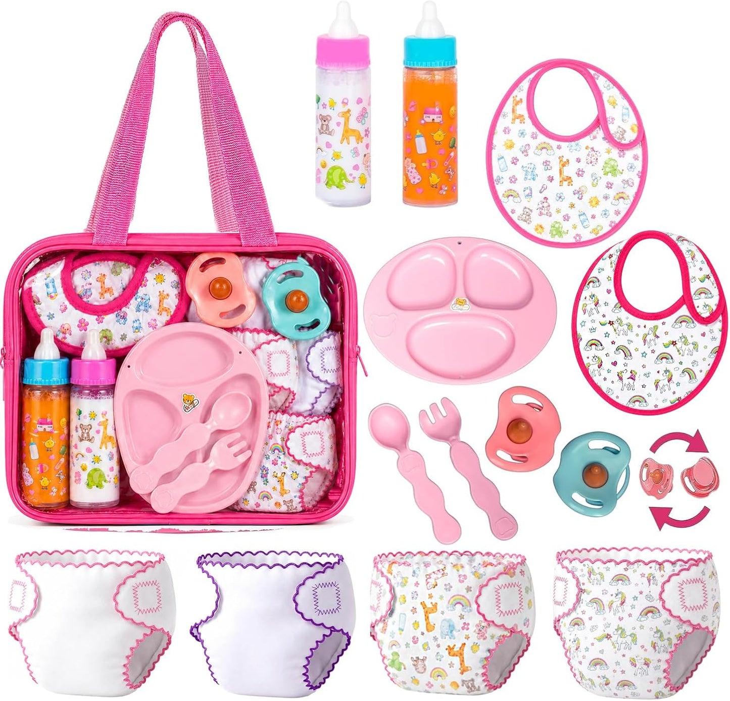 My Sweet Baby - Juego de 13 bolsas de pañales y alimentación para m...