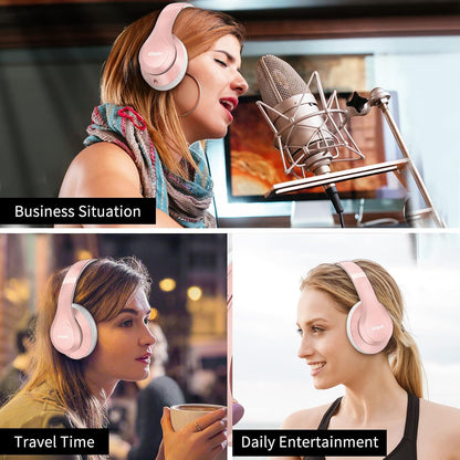 Uliptz Auriculares Bluetooth inalámbricos, tiempo de reproducción d...