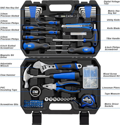 Prostormer - Kit de herramientas para el hogar de 179 piezas, juego...