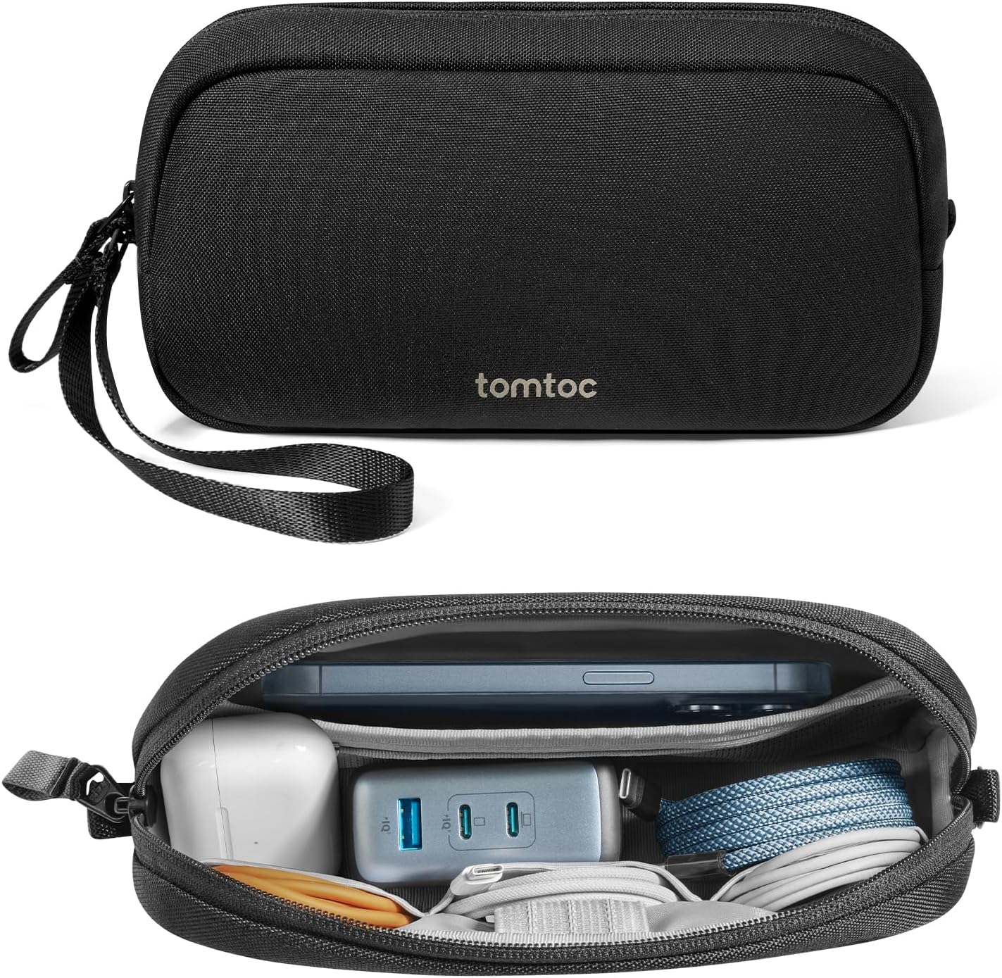 tomtoc Organizador de Electrónicos Estuche de Viaje, Bolsa de Viaje...