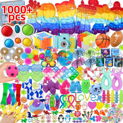 BILLFULL 1000 piezas de recuerdos de fiesta para niños, juguetes pa...