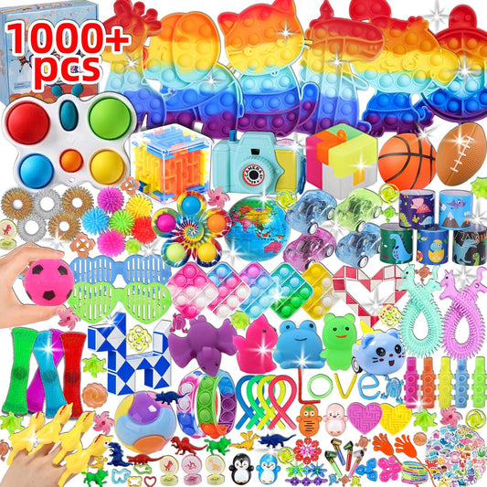 BILLFULL 1000 piezas de recuerdos de fiesta para niños, juguetes pa...