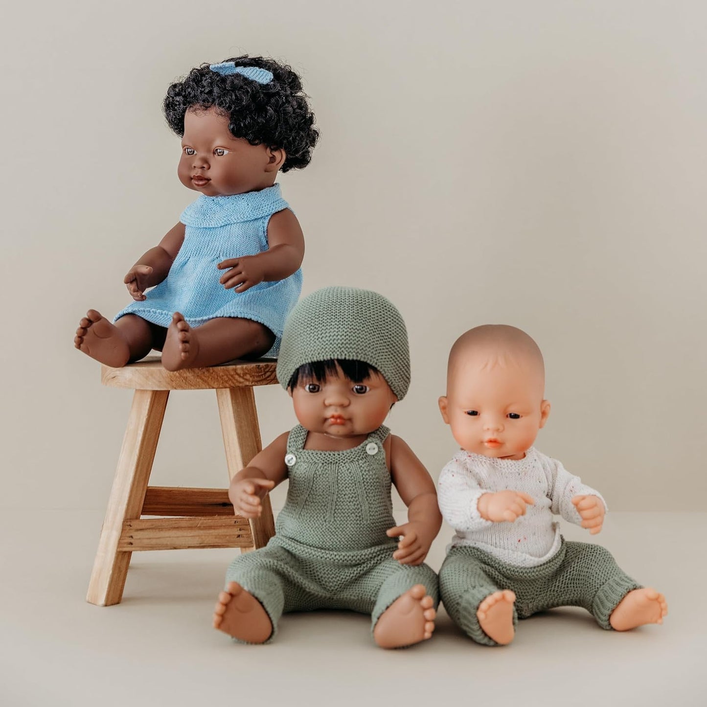 Muñeca de bebé recién nacida Miniland, anatómicamente correcta, 12....